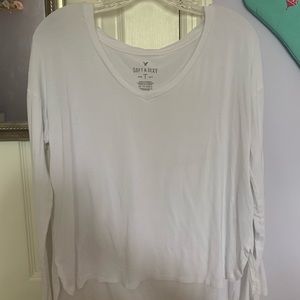 soft and sexy long sleeve v neck